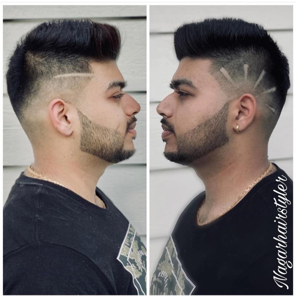 Men's grooming and haircut